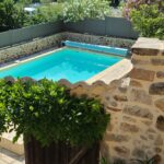 La Magnanerie de Montréal - Piscine vue de la terrasse du 1er étage