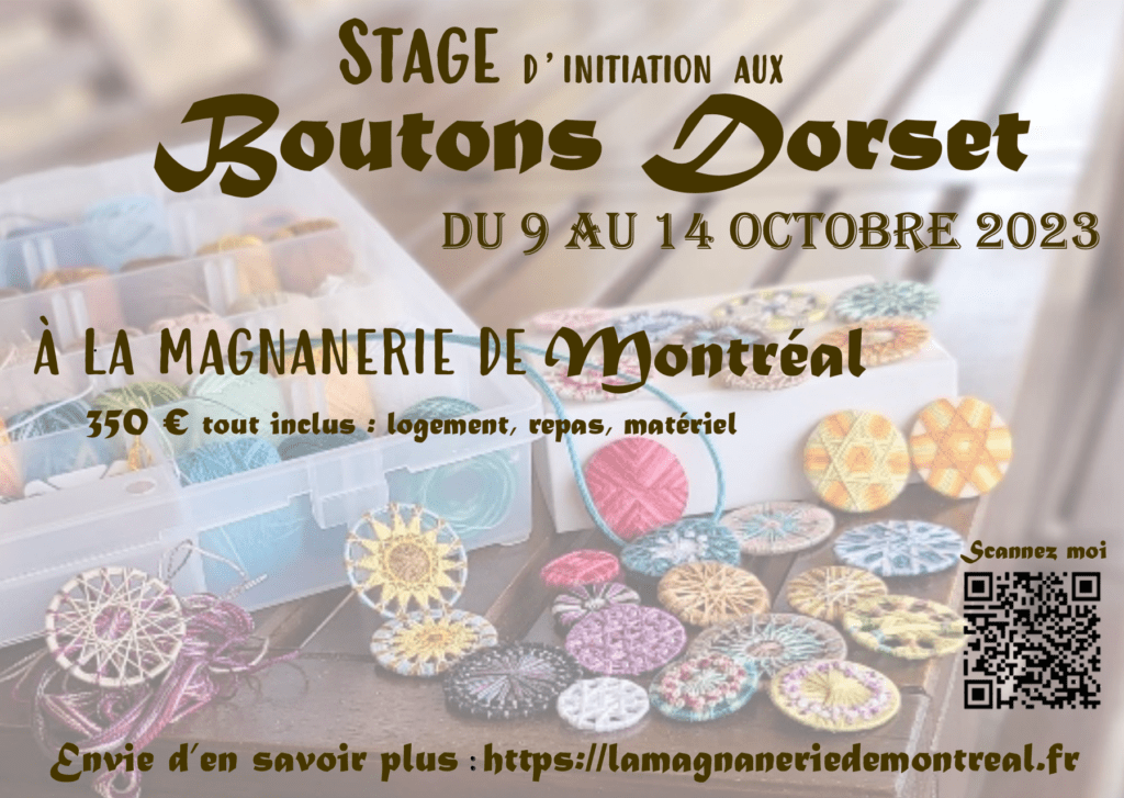 La Magnanerie de Montréal - Stage Initiation aux Boutons DORSET